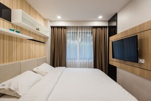 Standard Studio | 1 bilik tidur, langsir/tirai gelap terus, Wi-fi percuma 