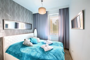 Apartamento Deluxe | 1 dormitorio, ropa de cama de alta calidad, decoración individual