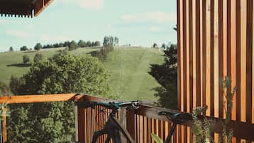 Dreibettzimmer, eigenes Bad ( #6 - Waldetage) | Terrasse/Patio