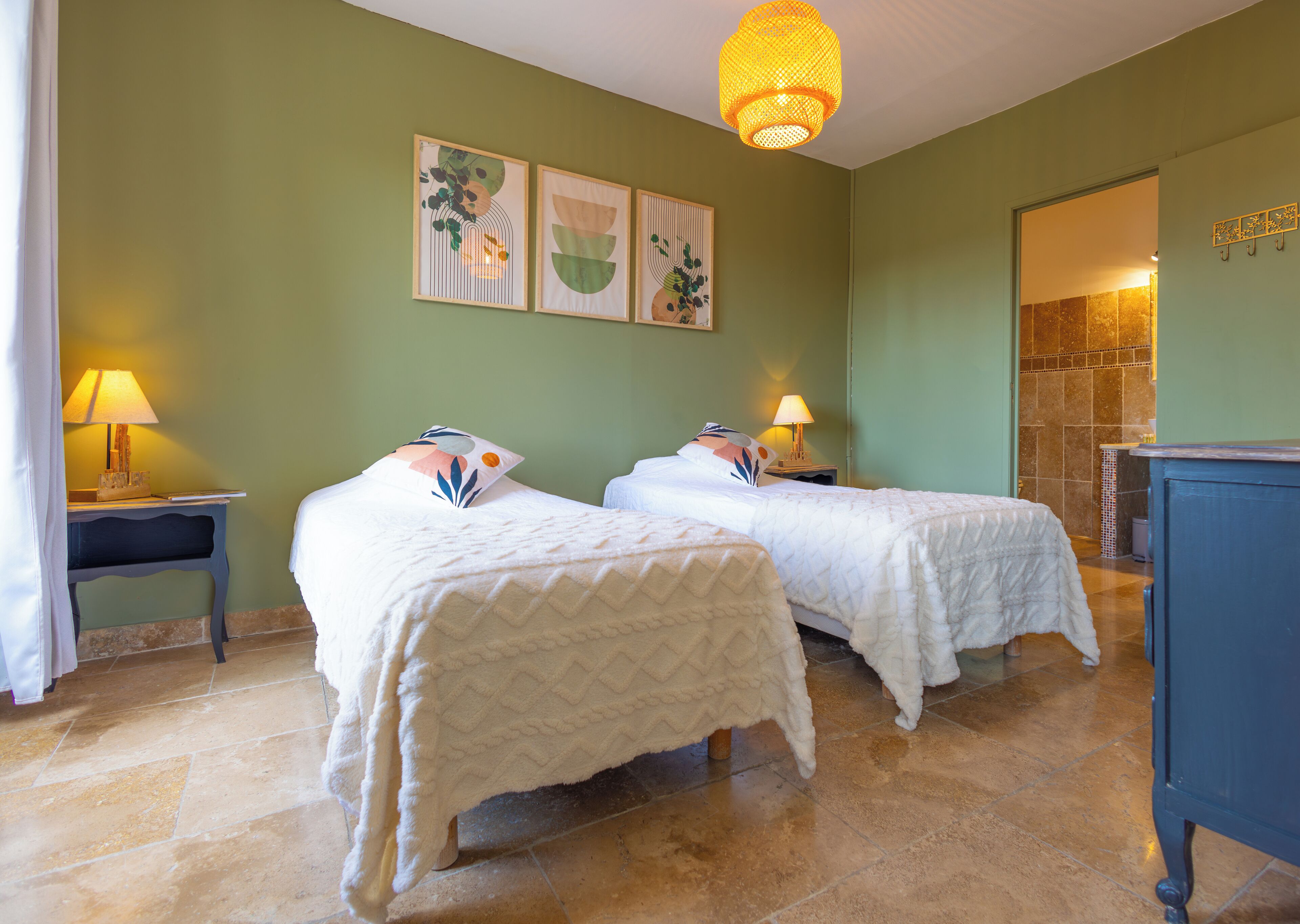 Comfort Twin kamer, niet-roken, uitzicht op heuvels | Gratis wifi, beddengoed