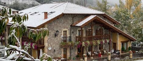 Fassade der Unterkunft