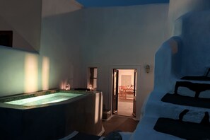 Villa, 1 Bedroom, Hot Tub | In-room safe, soundproofing, iron/ironing board, free cribs/infant beds - Ianthe Apartments and Villa (Santorini)