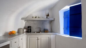 Villa, 1 soverom, spabadekar | Eget tekjøkken | Kjøleskap, ovn, vannkoker og kjøkkenutstyr