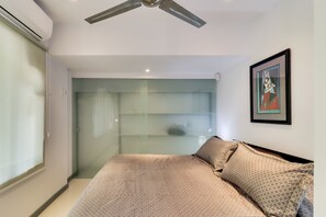 Departamento clásico, 2 habitaciones, para no fumadores | 1 habitación, escritorio y wifi gratis 