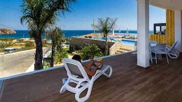 Quarto família, vista para o oceano | Vista do quarto