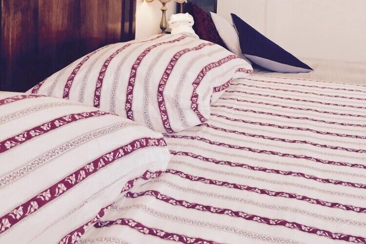 Premium bedding, soundproofing, free WiFi, bed sheets