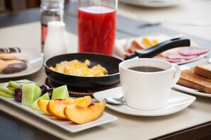 Free buffet breakfast