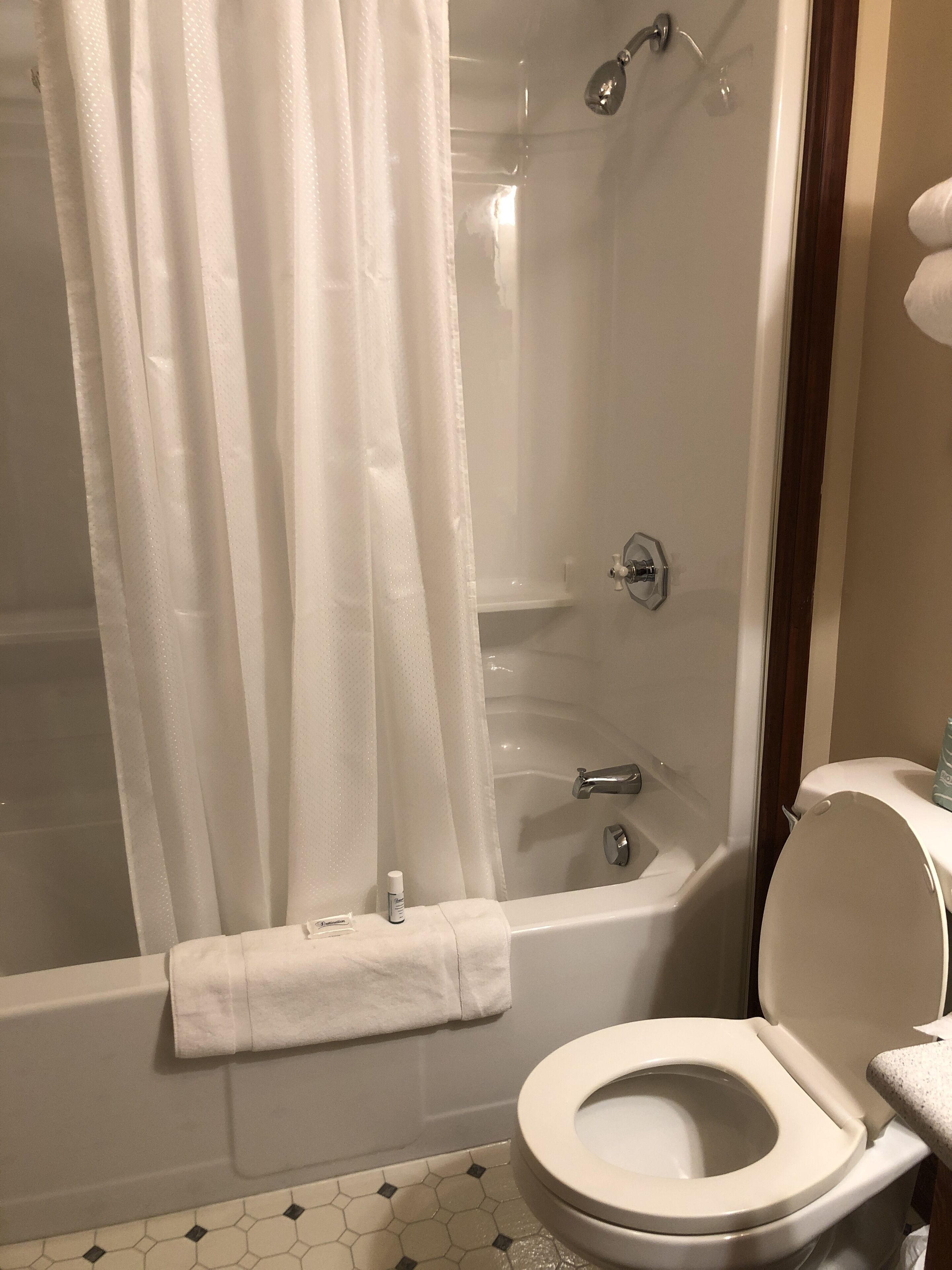 standard, 1 queen | bathroom | combined shower/bathtub, deep-soaking bathtub, rainfall showerhead