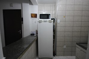 Fridge, microwave, coffee/tea maker