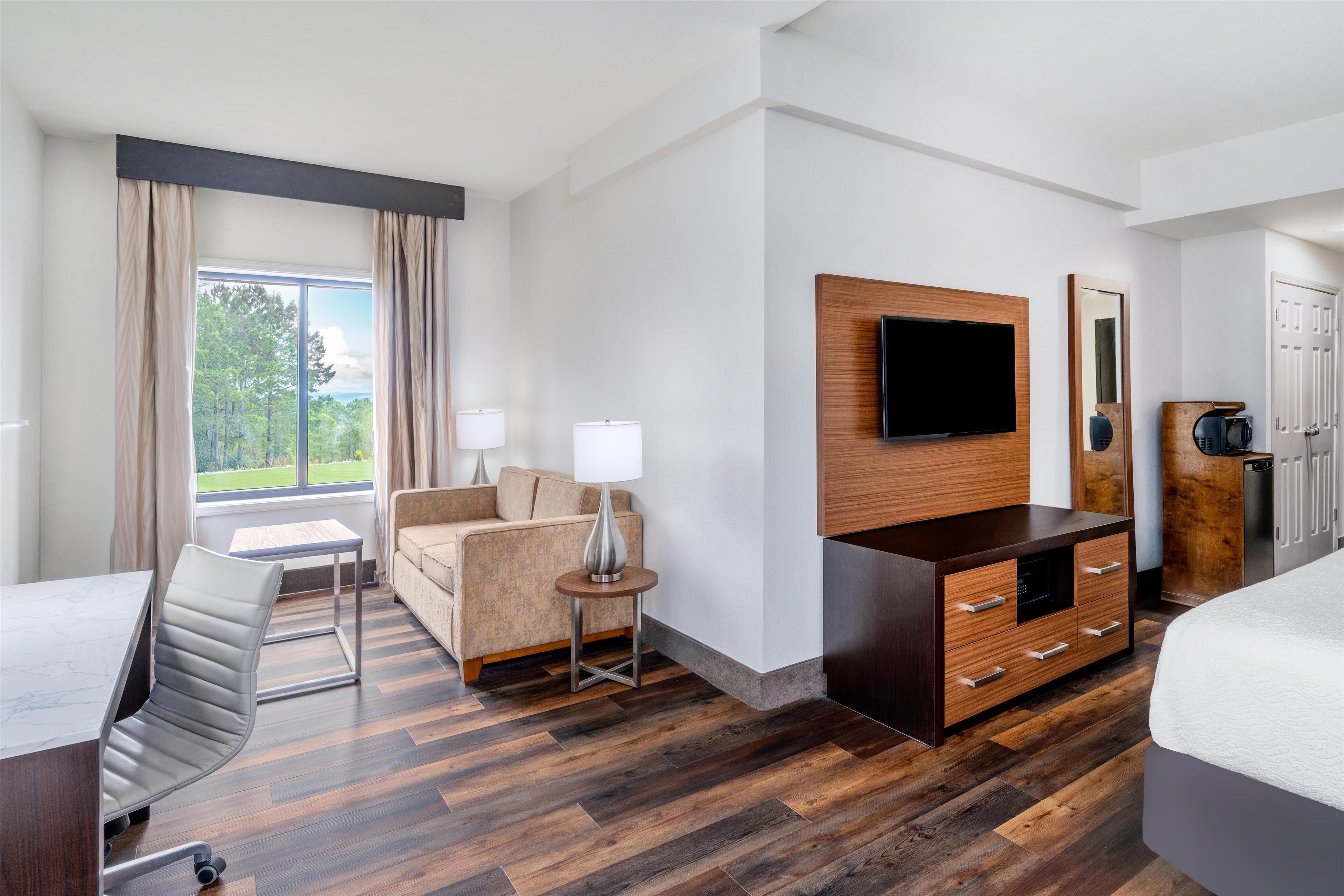 pillow-top beds, in-room safe, individually decorated, desk