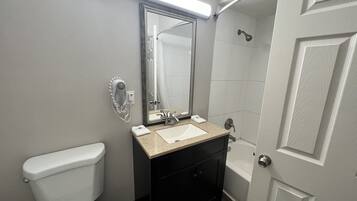 Free toiletries, hair dryer, towels