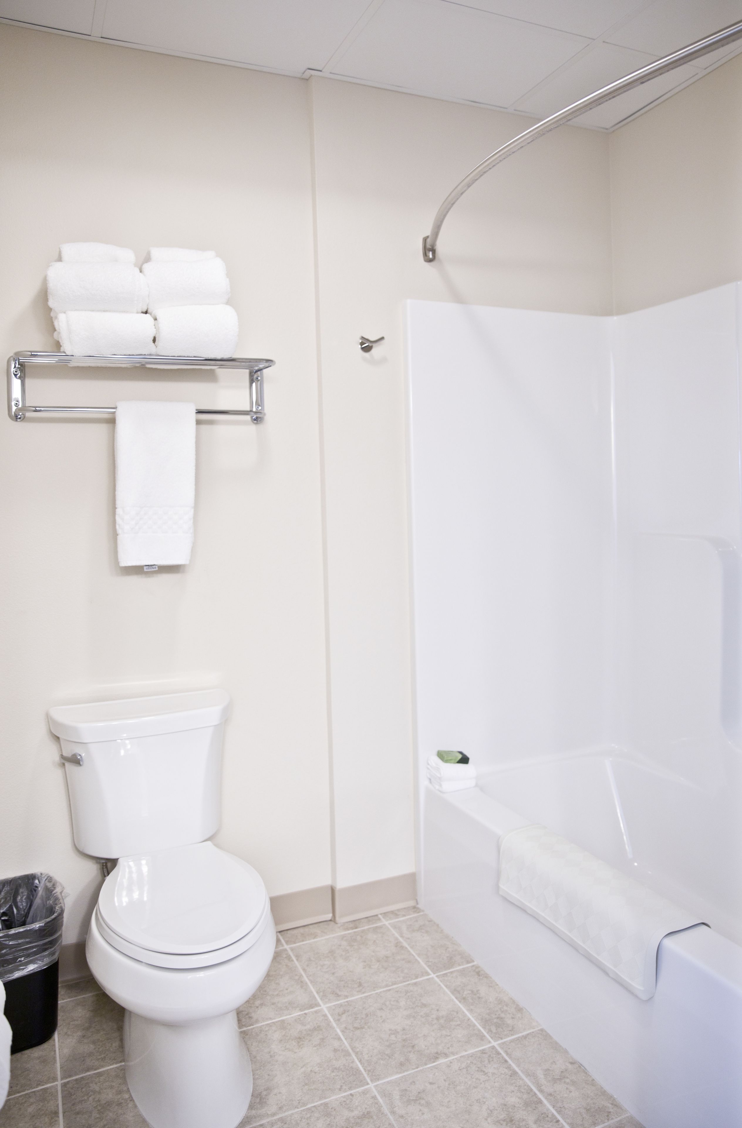 free toiletries, hair dryer, towels