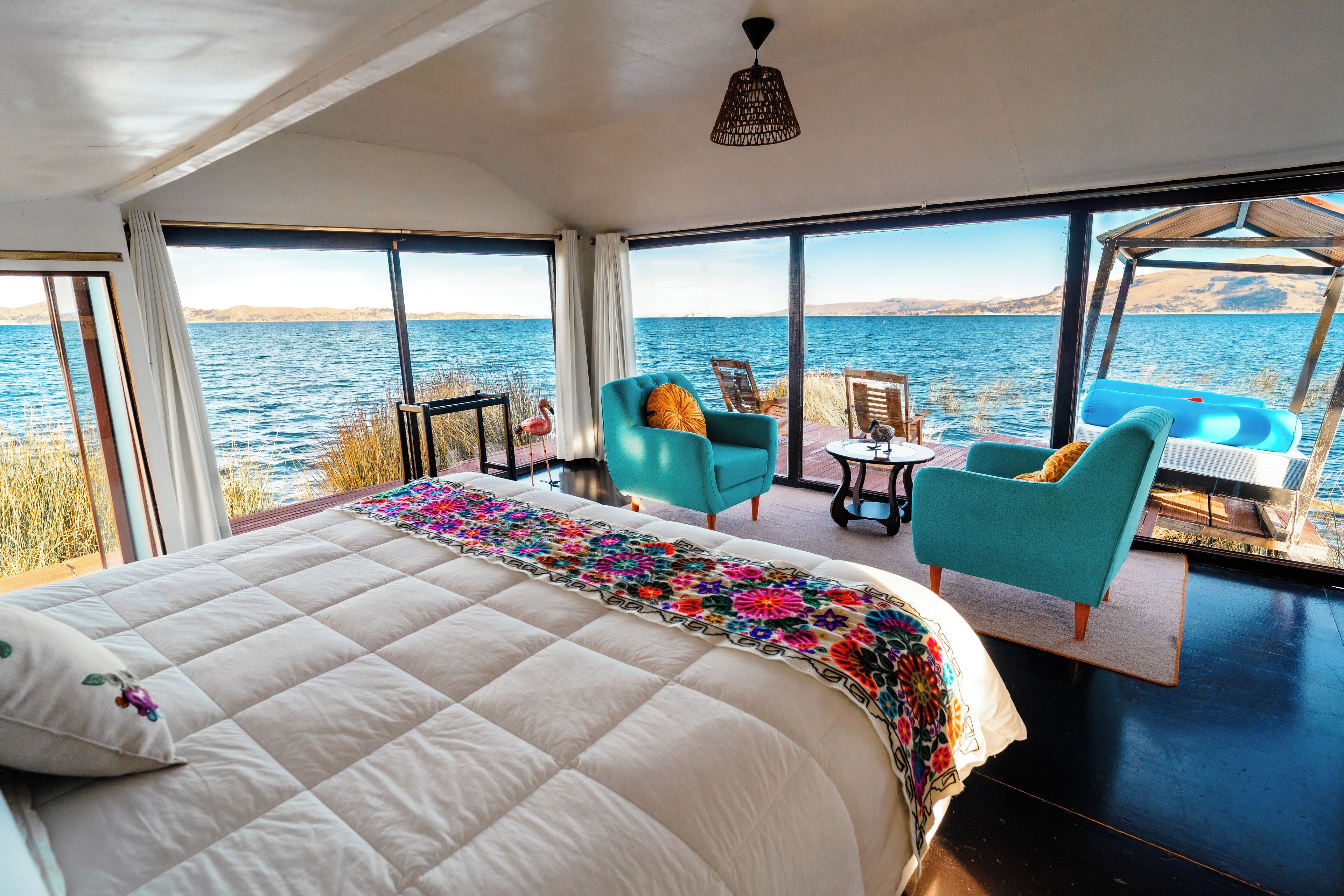 エコノミールーム レイクビュー | 羽毛の掛け布団、客室ごとに異なる装飾、客室ごとに異なるインテリア、防音設備