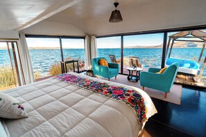 經濟客房, 湖景 | 羽絨被、獨特裝潢、布置獨特、隔音