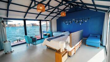 Down duvets, individually decorated, individually furnished