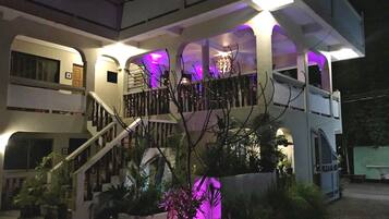 Front of property – evening/night