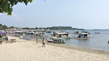 Vlak bij het strand