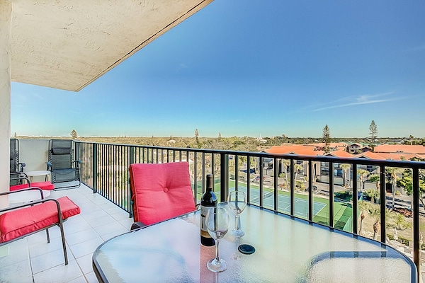 Sip on a glass of wine and soak up the views!