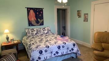 1 chambre, surmatelas, Wi-Fi gratuit, draps fournis