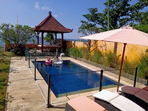 Outdoor pool - Ocean Beachfront
Private Villa Home & Pool with Chef and
Free Welcome Breakfast (Buleleng)