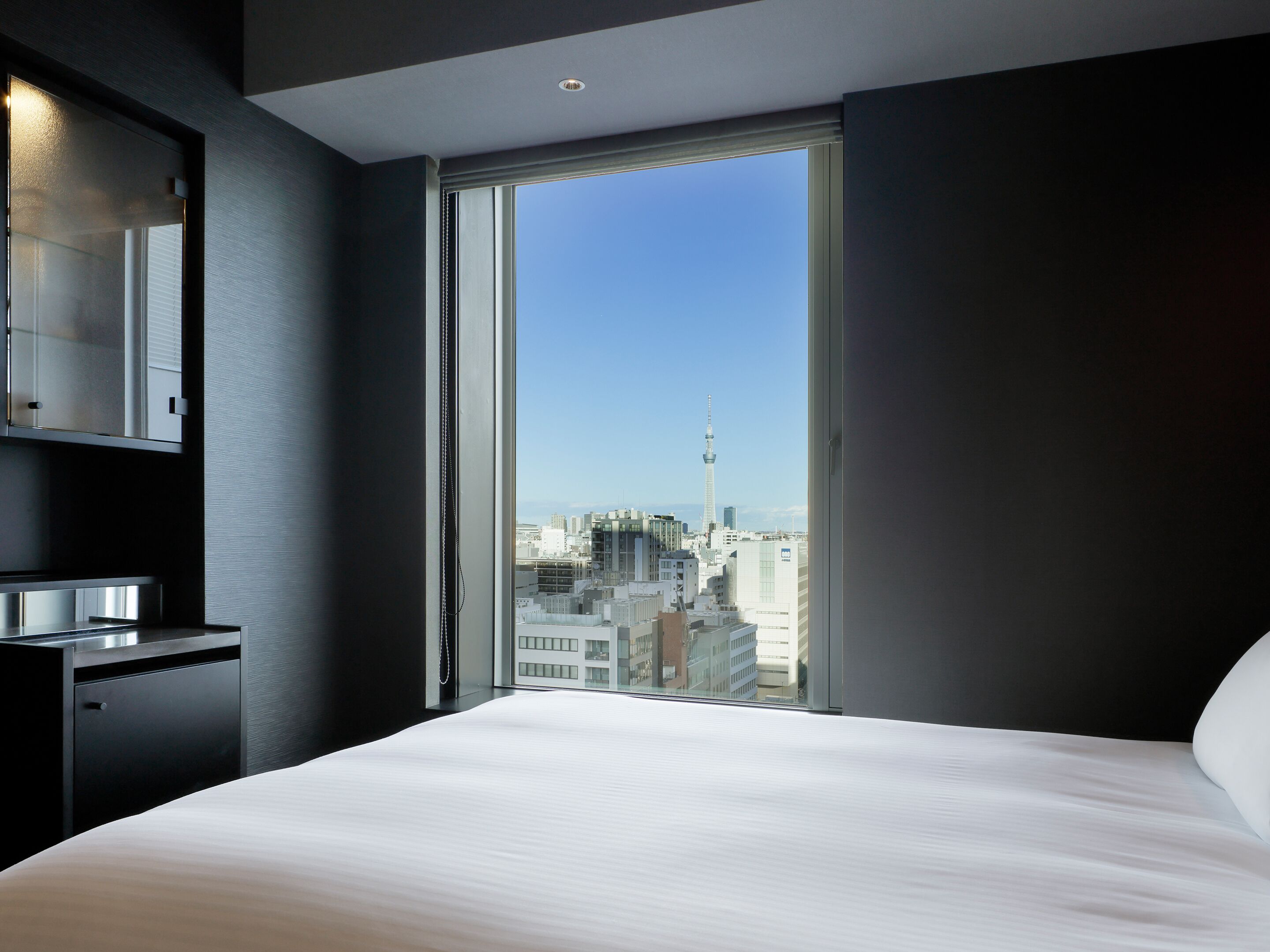 Standaard tweepersoonskamer, niet-roken (Skytree View) | Een kluis op de kamer, verduisterende gordijnen