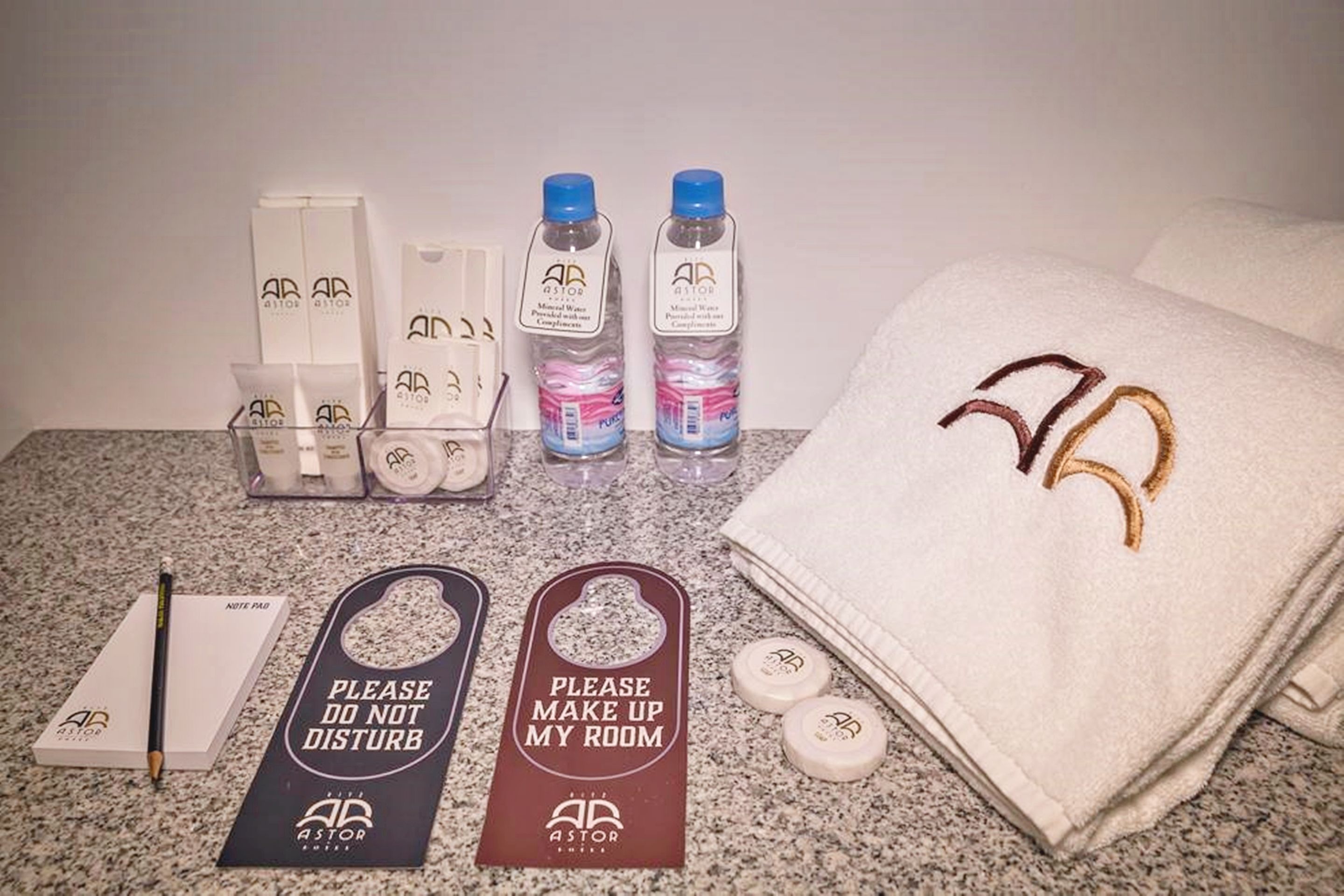 shower, free toiletries, slippers, bidet