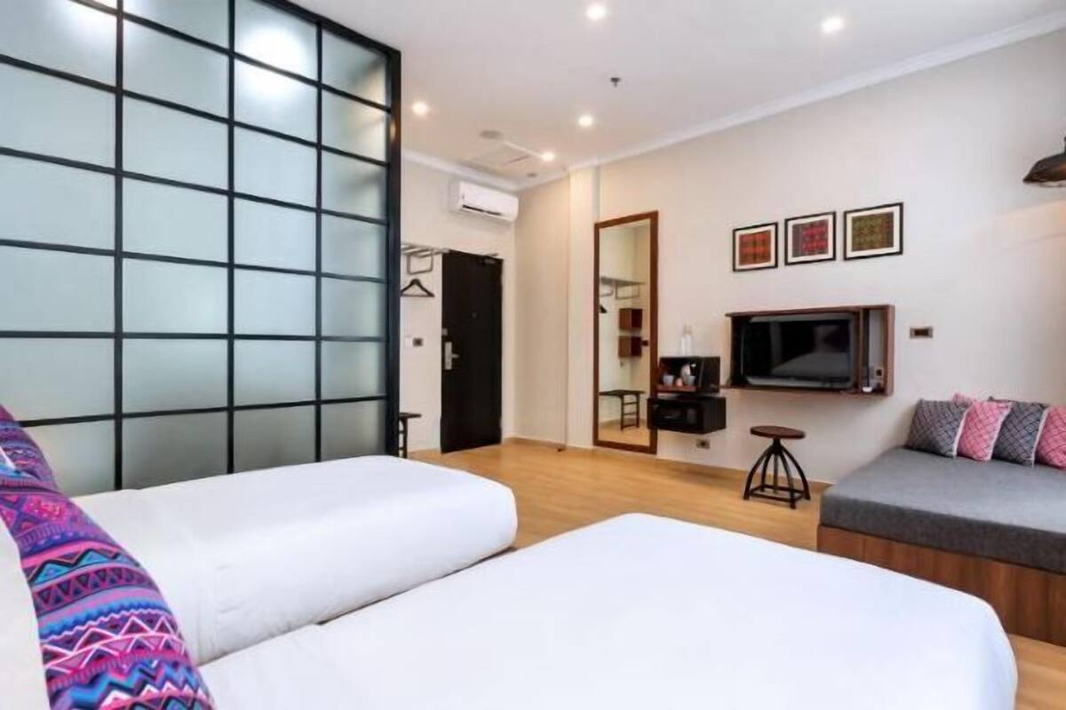 Ropa de cama de alta calidad y minibar