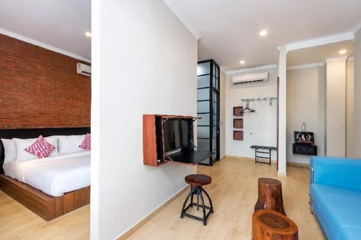 1 dormitorio, ropa de cama de alta calidad, minibar y caja fuerte
