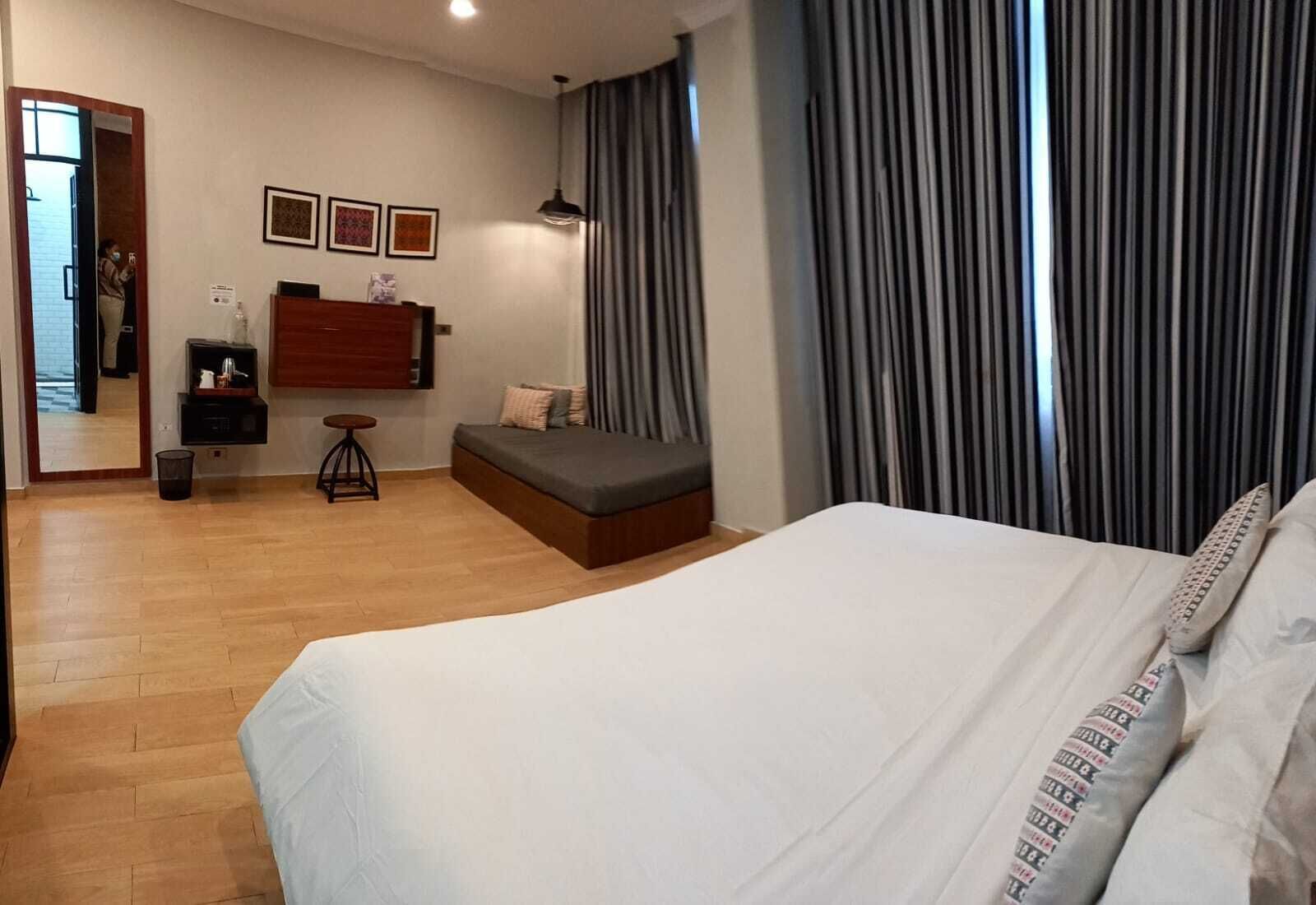 华丽双人房或双床房 (Cozy) | 高档床上用品、迷你吧、客房内保险箱、办公桌