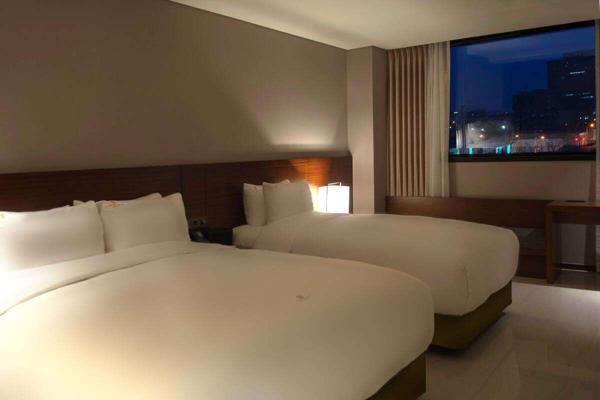 Family Suite Twin | Bộ trải giường bằng vải cotton Ai Cập, bộ đồ giường cao cấp 