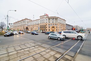 Majoituspaikan julkisivu