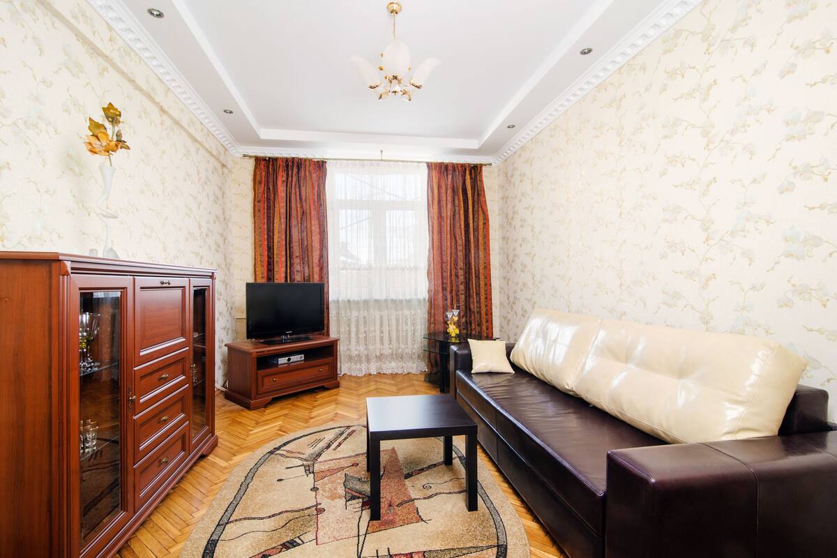 Apartment, 1 Bedroom (Prospect Nezavisimosti, 44) | Desk, iron/ironing board, free WiFi, bed sheets