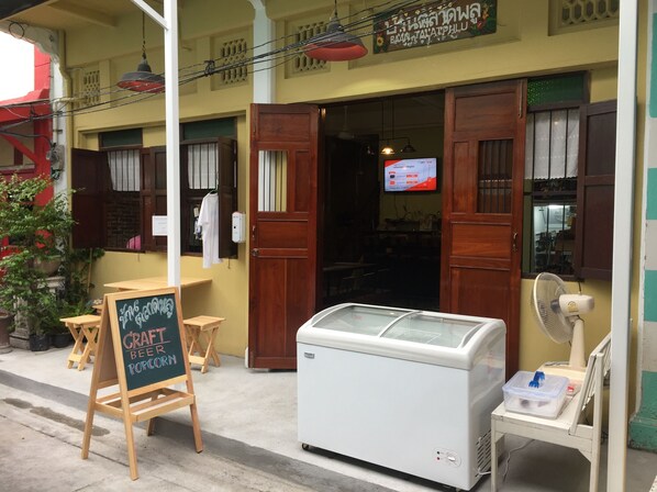 Facciata della struttura