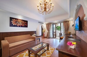 39-inch flat-screen TV with satellite channels, TV, table football