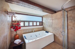 Luxury Rooftop, 1 King Bed, Jetted Tub | Jetted bathtub - Ziva Suites - A Boutique Hotel (Siolim)
