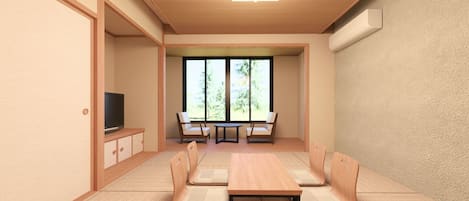 Habitación tradicional, vista al río (JapaneseStyle,Drink inclusive,Kaiseki) | Caja de seguridad en la habitación
