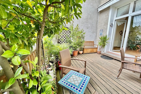 Apartament exclusiu, 2 dormitoris, no fumadors, terrassa (Top 8) | Terrassa o pati