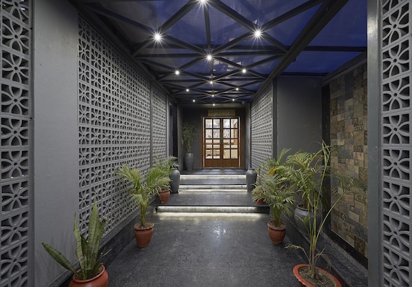 Entrada de la propiedad