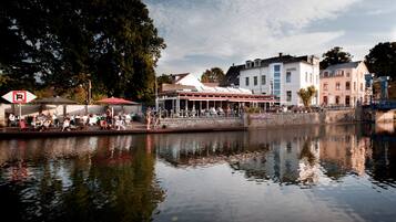 Blick von der Unterkunft