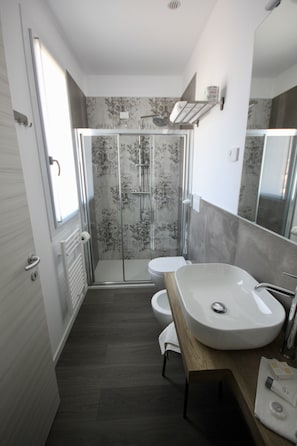 Double or Twin Room | Bathroom | Shower, free toiletries, hair dryer, towels