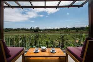 Villa, 2 Bedrooms, Pool View | Terrace/patio