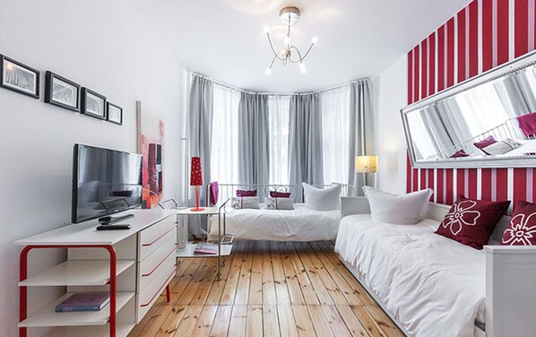 Appartement, 2 chambres | 2 chambres, fer et planche à repasser, lit de bébé (gratuit)