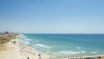 Aan het strand