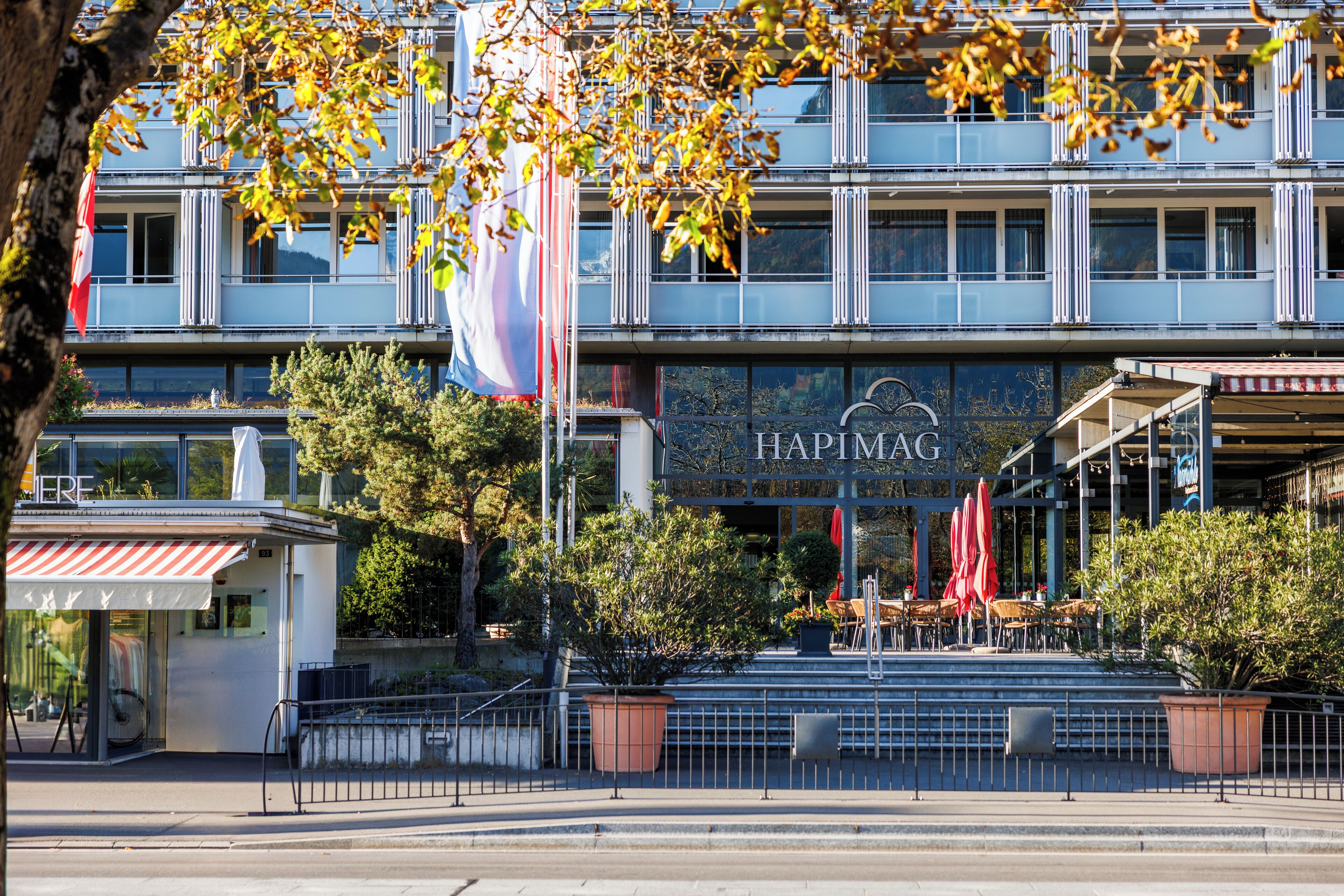 Overnatningsstedets facade