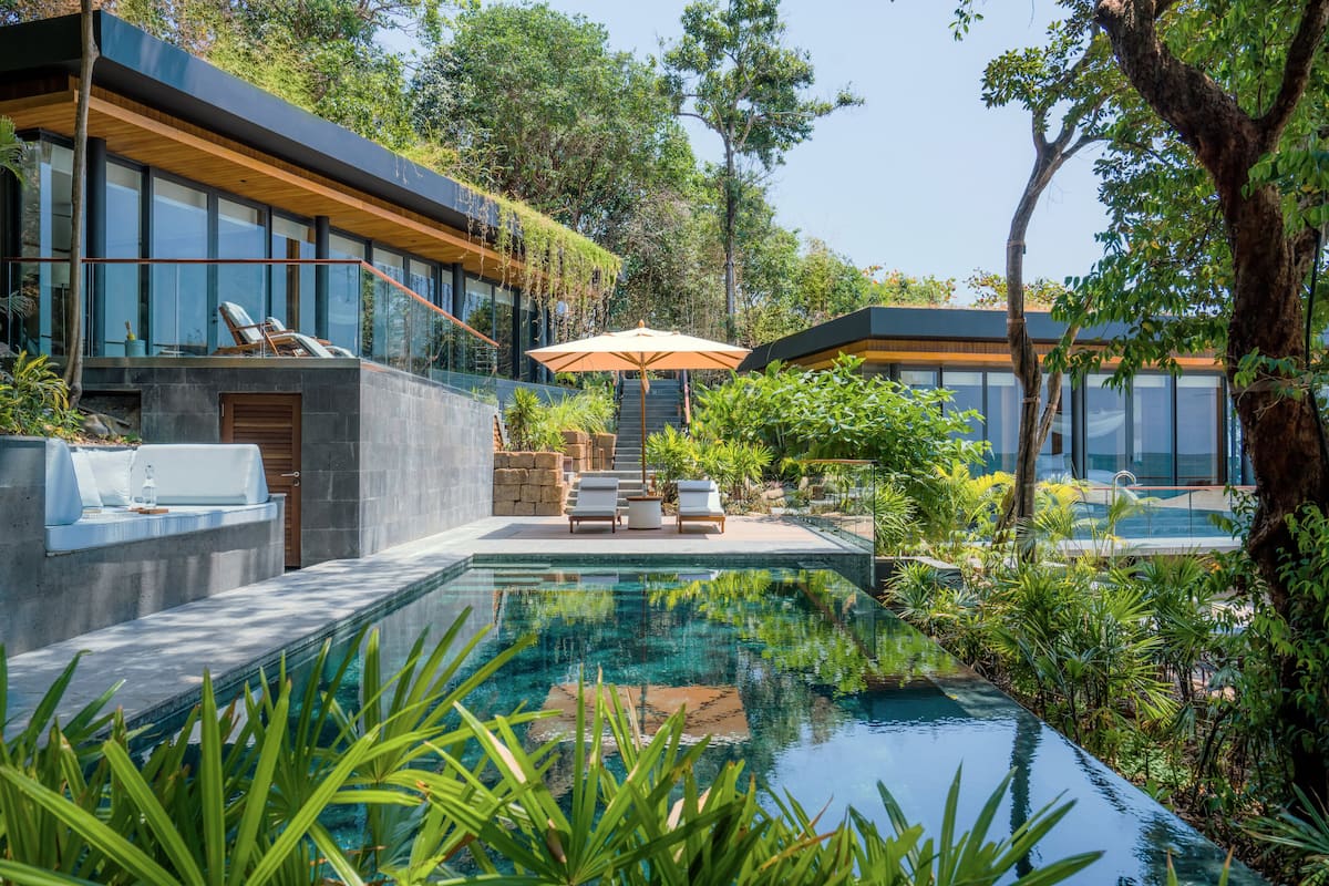 Vila (Beach Retreat) | 1 kamar tidur, seprai premium, selimut bulu angsa, dan brankas