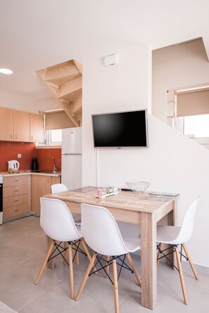 Apartment, 2 Bedrooms, Balcony, Sea View | Room amenity - Athina Apartments (Platanias)
