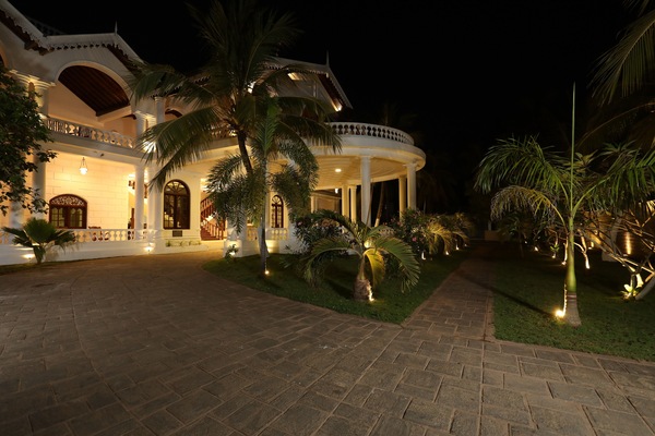 Front of property - evening/night