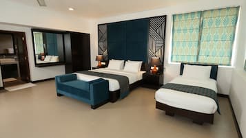 Ropa de cama de alta calidad y minibar