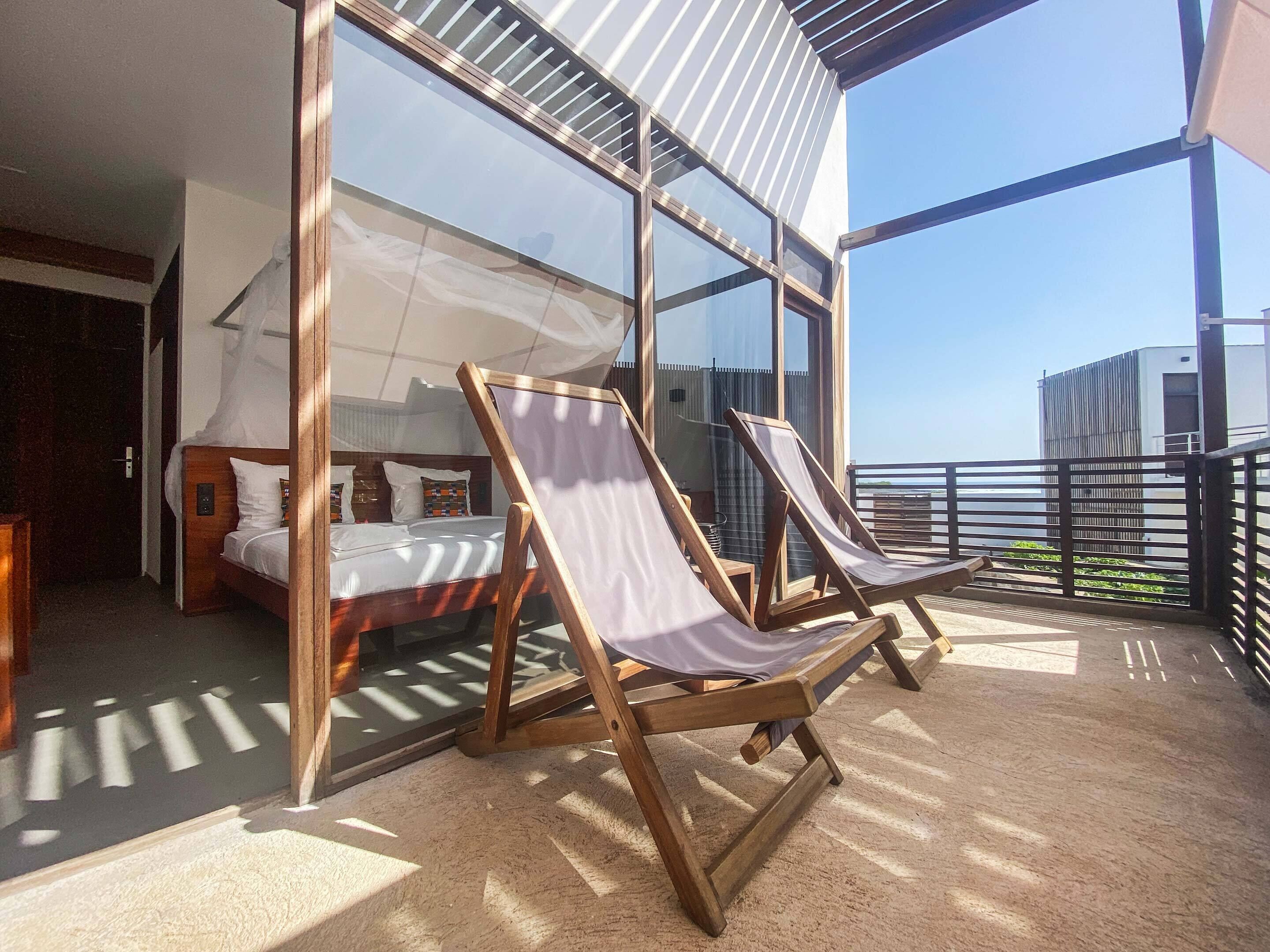 Kamar Double Superior, pemandangan laut | Teras/patio