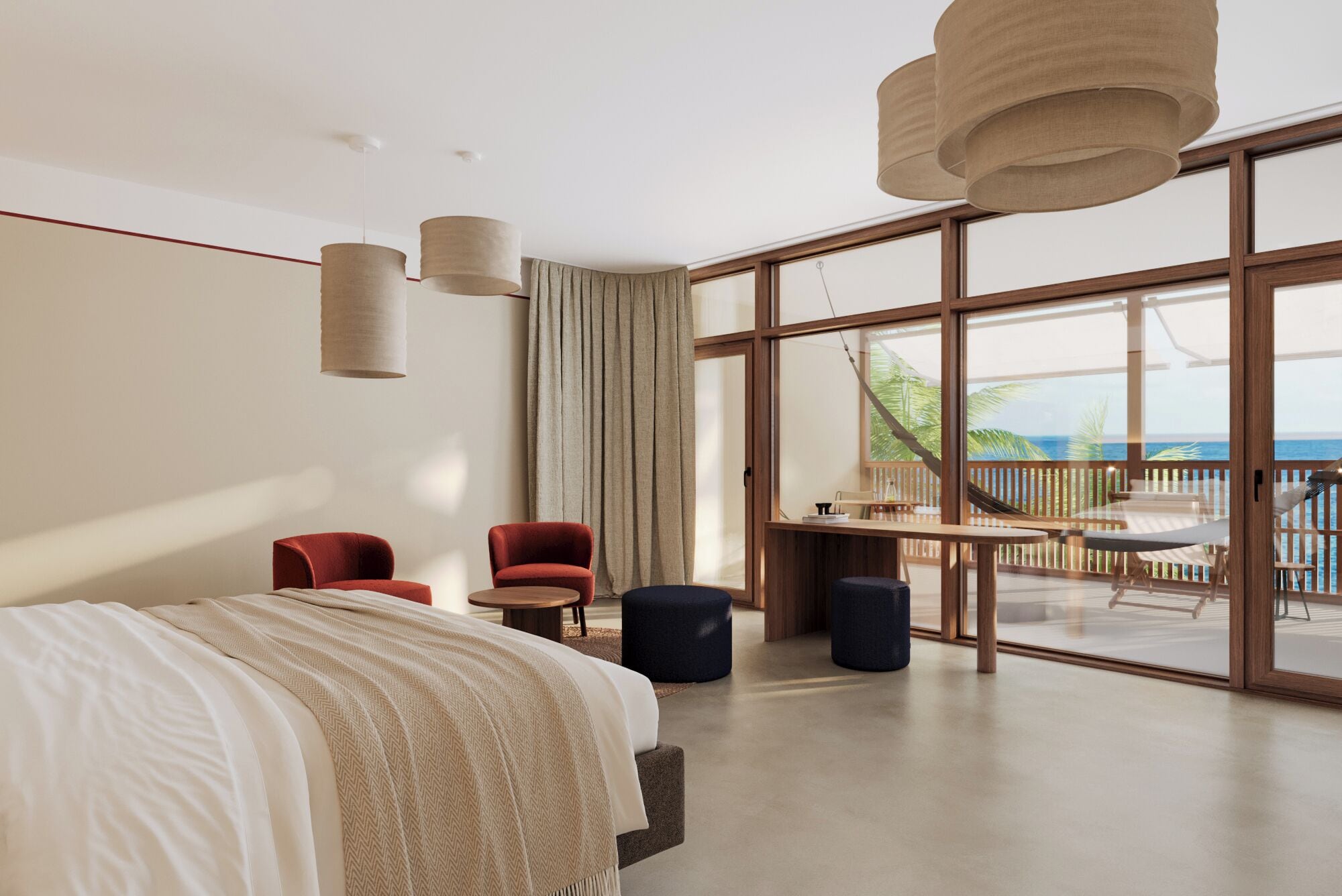 Minibar, coffres-forts dans les chambres, Wi-Fi gratuit, draps fournis